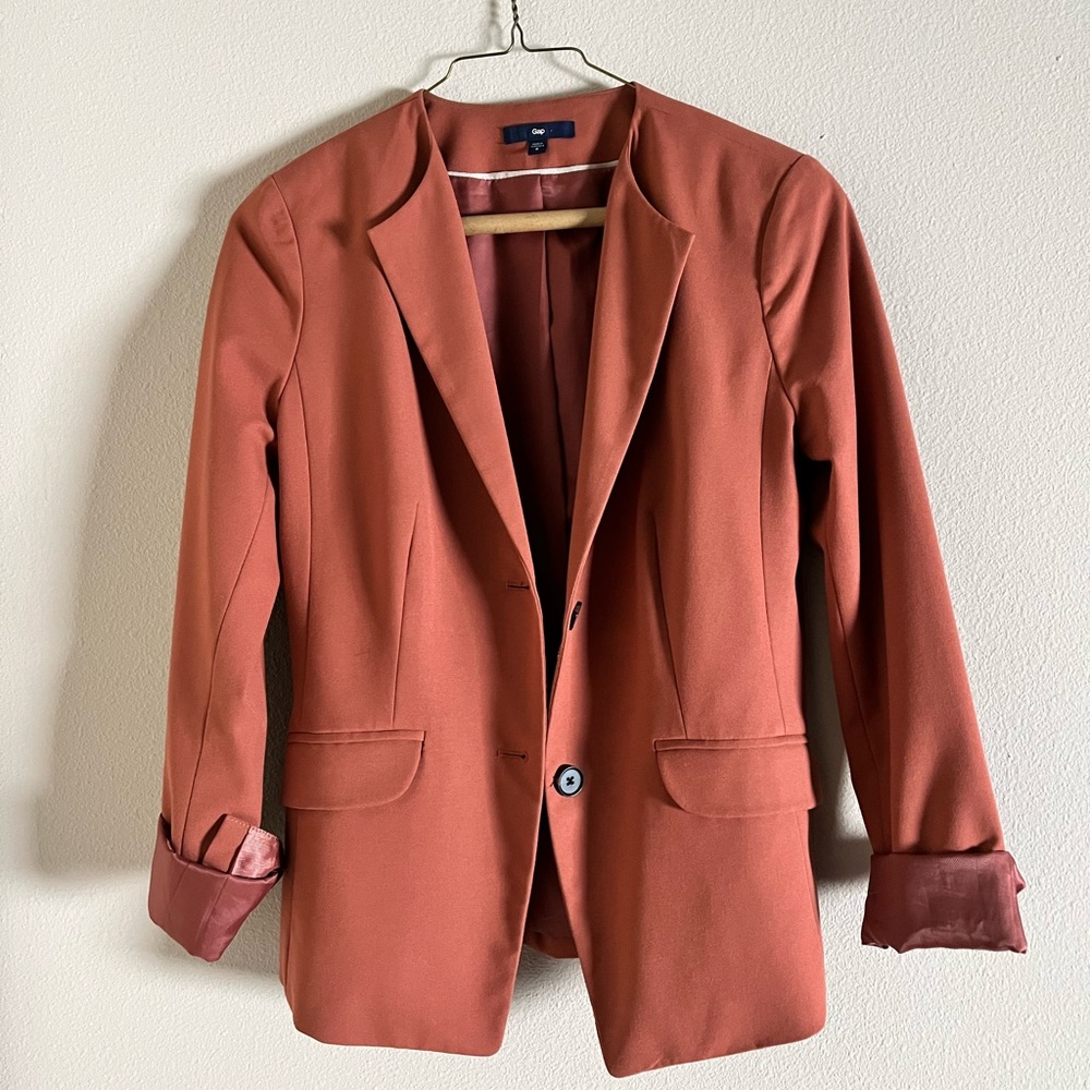 GAP rust blazer